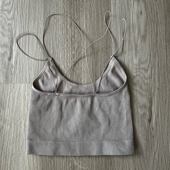 URBN Out From Under Subtle Sparkle Cropped Tank - Picture 3 of 6